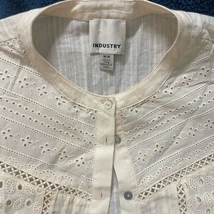 Industry Women's Elegant Cream Blouse